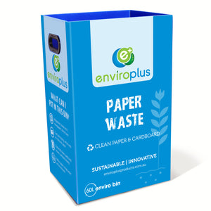 Abco Enviroplus Envirobin Paper Waste Blue 60L Each