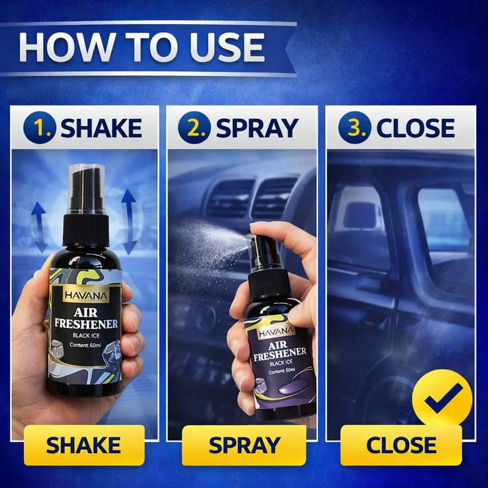 Havana Black Ice Air Freshener Spray Bottle