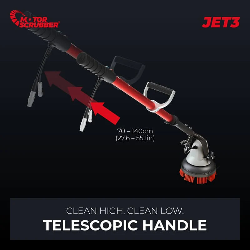 MotorScrubber JET3 Starter Kit with Spray Jet - Floor Scrubber