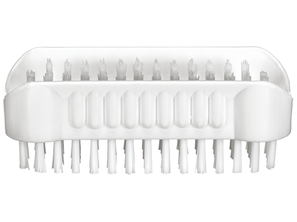 Oates Double Sided Nail Brush - White