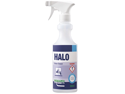 Research Products Halo Glass Cleaner 750ml, 5L, 15L