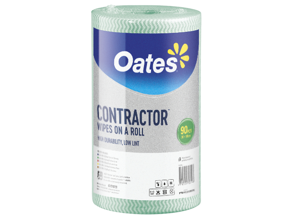 Oates Contractor Extra Thick Wipes on a Roll