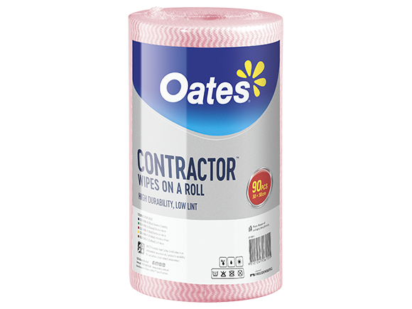 Oates Contractor Extra Thick Wipes on a Roll