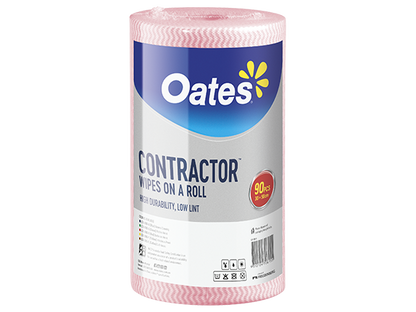 Oates Contractor Extra Thick Wipes on a Roll