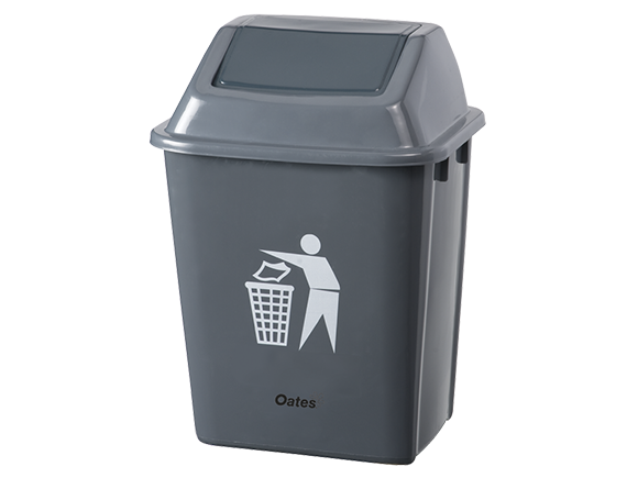 Oates Flip Top Bin 20L - Grey