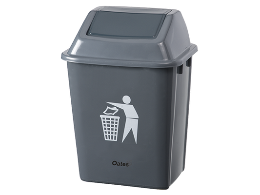 Oates Flip Top Bin 20L - Grey