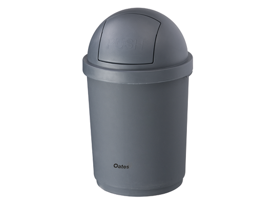 Oates Domed Bin - Grey 28L