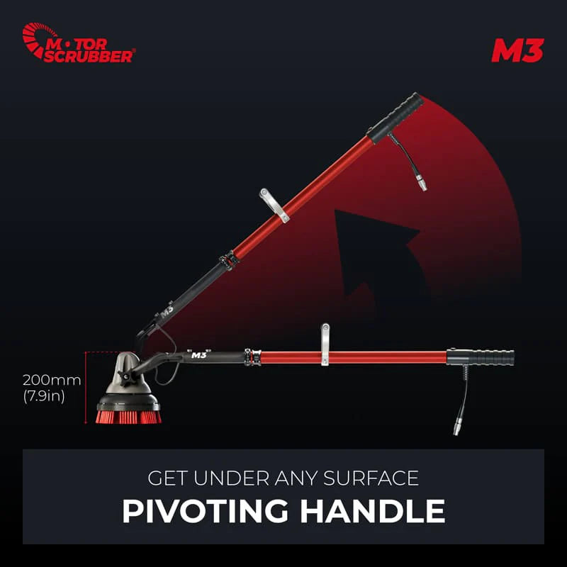 Motorscrubber M3L - StarterKit with Long Handle