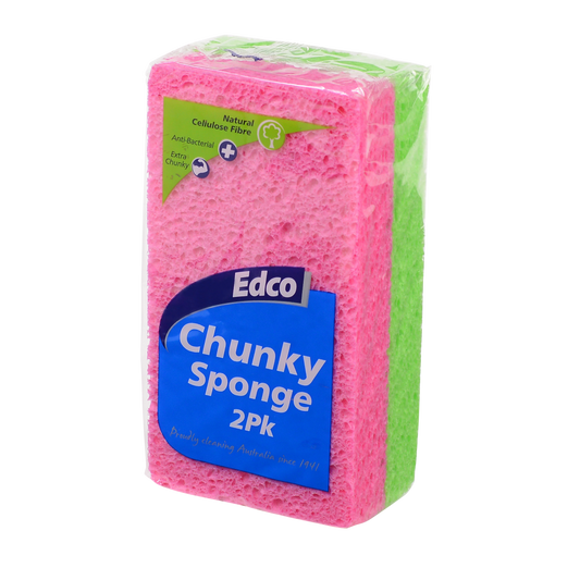 Edco Chunky Sponge 2pk