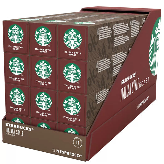 Starbucks By Nespresso Italian Roast Coffee Pods Capsules 120 Pack