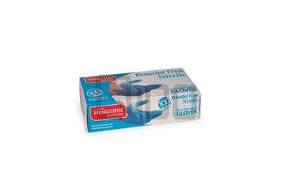 Q100 Nitrile Gloves - Blue - 100 pack - L,M,XL