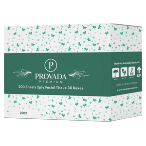 PROVADA Premium Facial Tissue 2PLY 200 Sheets x 30 Pack