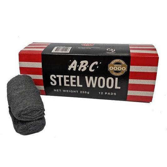 A.B.C Steel Wool Grade 0000 12 pads