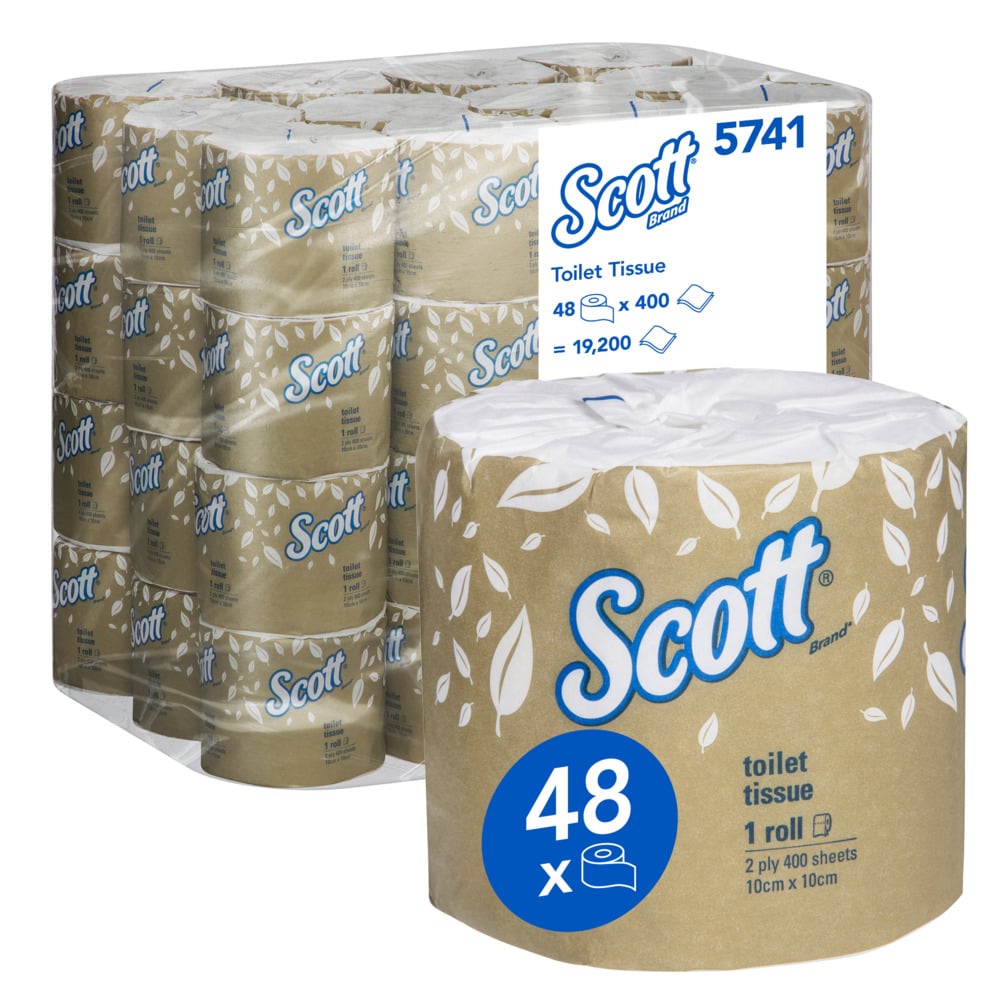 SCOTT Toilet Tissue 2 Ply, 48 Rolls