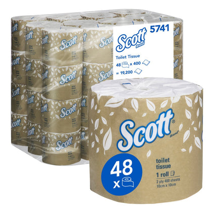 SCOTT Toilet Tissue 2 Ply, 48 Rolls