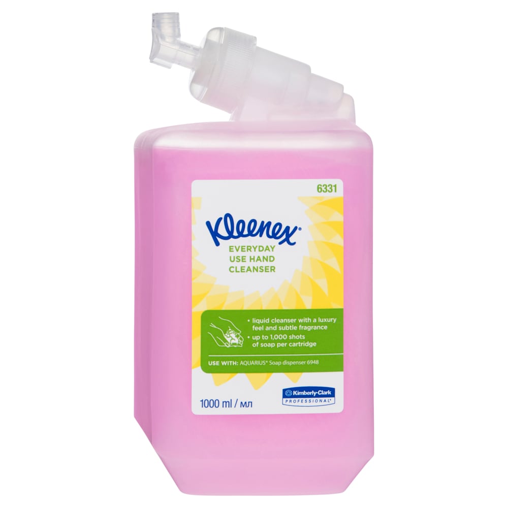 KLEENEX® Liquid Hand Soap Everyday Use Hand Cleanser, 6 Cartridges