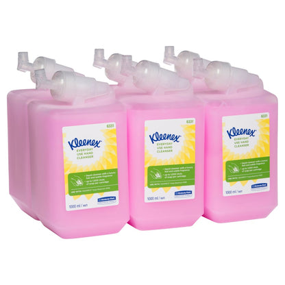 KLEENEX® Liquid Hand Soap Everyday Use Hand Cleanser, 6 Cartridges