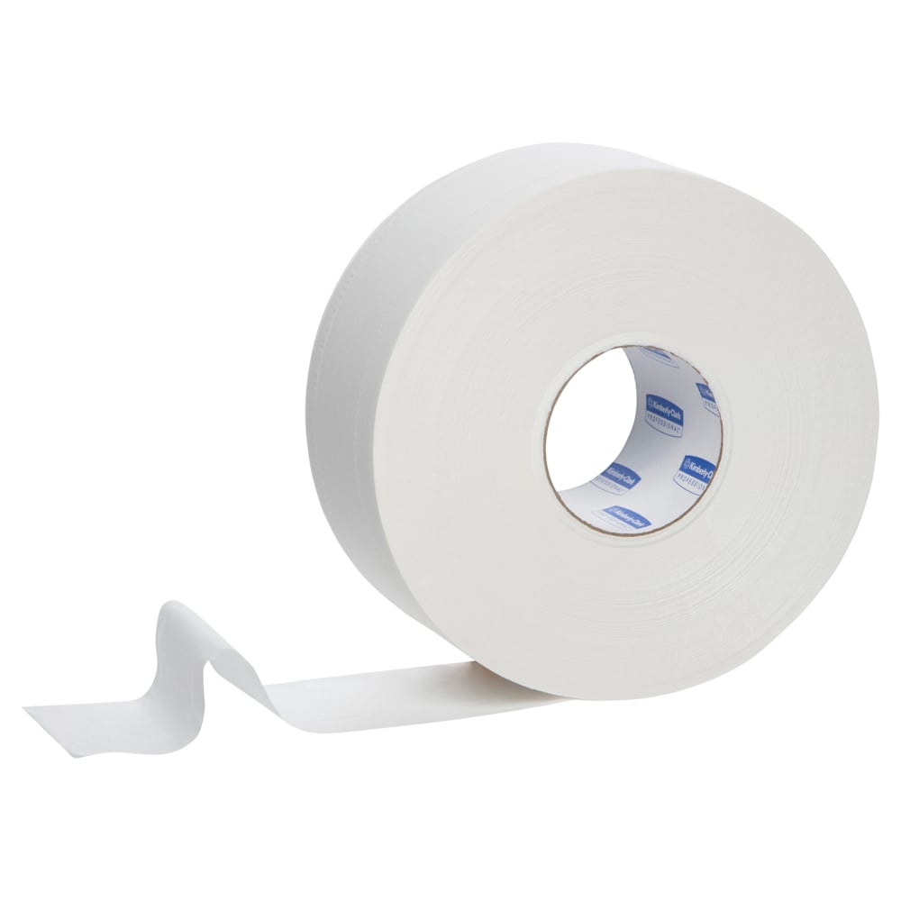 KLEENEX 300M Compact 2 ply Jumbo Roll Toilet Tissue 6 Rolls
