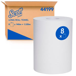 SCOTT Long Hand Towel Roll, 8 Rolls