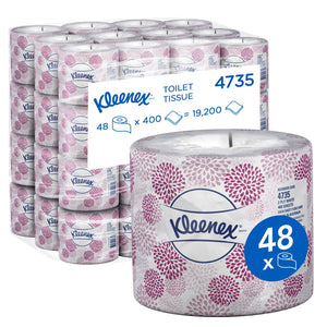 KLEENEX Toilet Tissue 2 Ply Toilet Paper, 48 Toilet Rolls