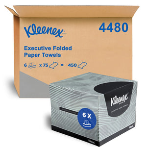 KLEENEX Executive Hand Towels White, 6 Packs