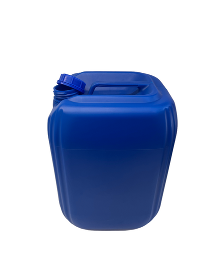 20 Litre Plastic Chemical Container with Cap- Blue & White