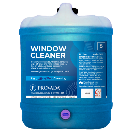 PROVADA Streak Free Window Cleaner 20L