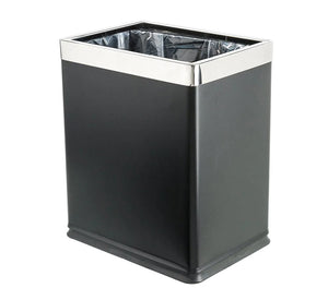 Dolphy 10 L Black Stainless Steel Dustbin