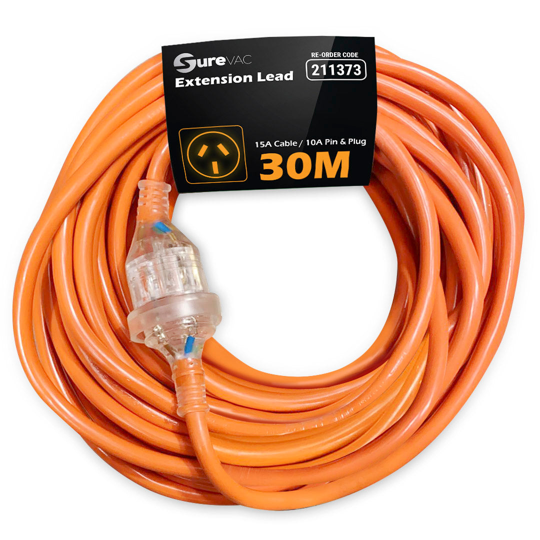 Abco Surevac Extension Lead Hd CE3015 30m 15 Amp Each