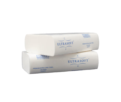 Caprice Ultrasoft Extra-Long Interleaved Towel 29 X 23CM