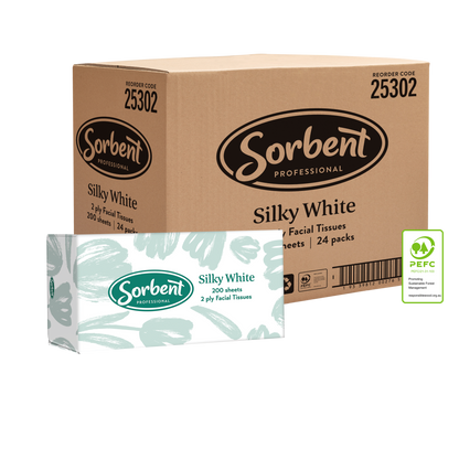 Sorbent Facial Tissues 2 ply 200 sheets