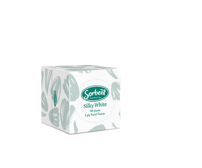 Sorbent Facial Tissue Cube 2 ply 90 sheets