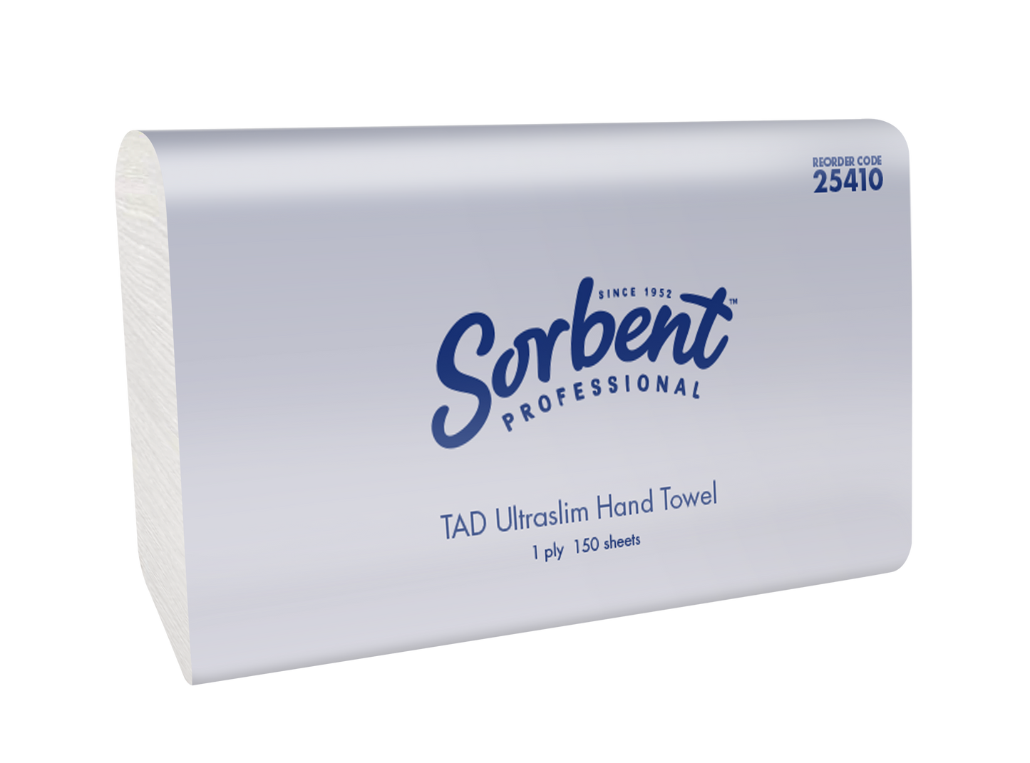 Sorbent Ultraslim TAD Towel 1ply 150 sheets