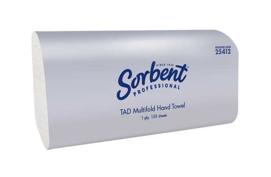 Sorbent Multifold TAD Towel 1ply 150 sheets