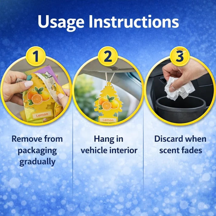 Havana Lemon Hanging Tree Air Freshener