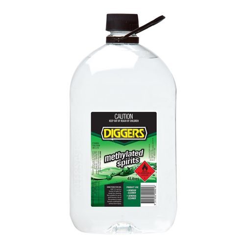 Diggers Methylated Spirits- 1L,4L