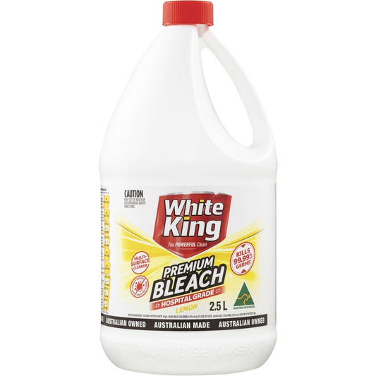 White King Premium Bleach Lemon 2.5l