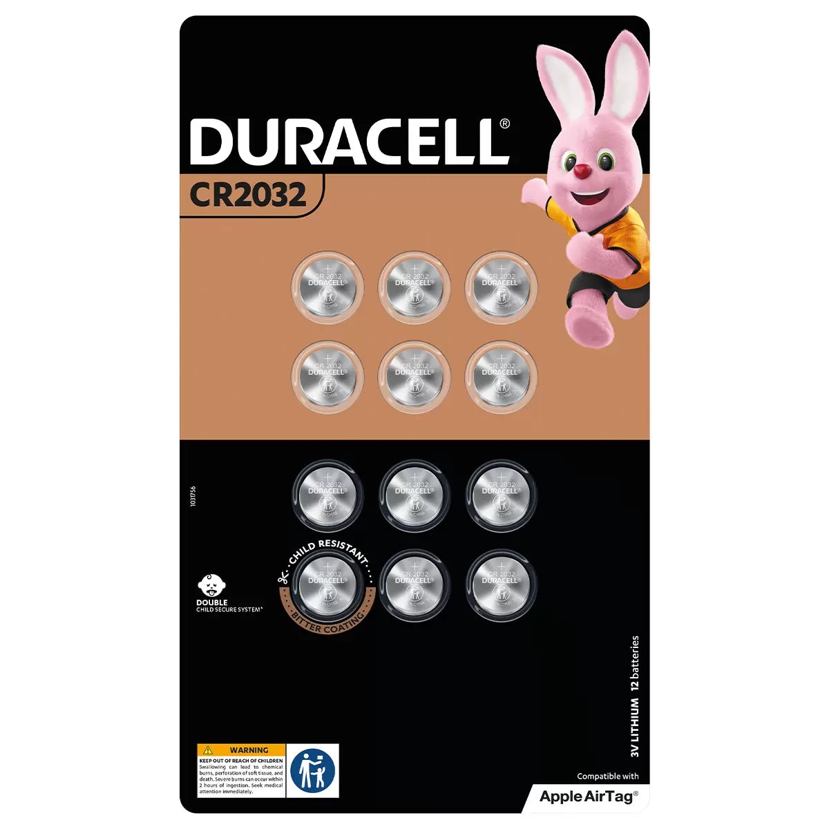 Duracell Lithium Coin Battery 2032 12 Pack