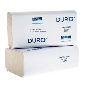 Caprice Duro Slimfold Interleaved Towel 23cm x 23cm