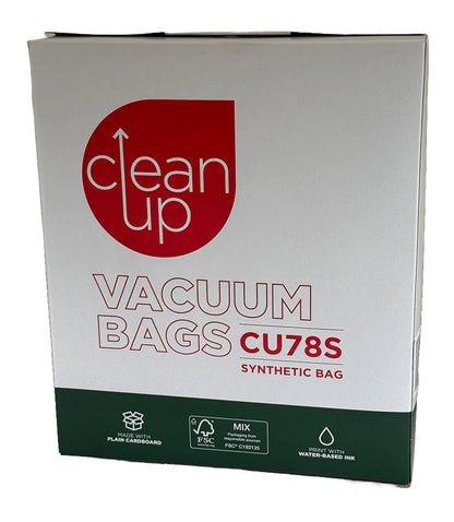 CleanUp CU78S Vacuum Bags 5 Pack