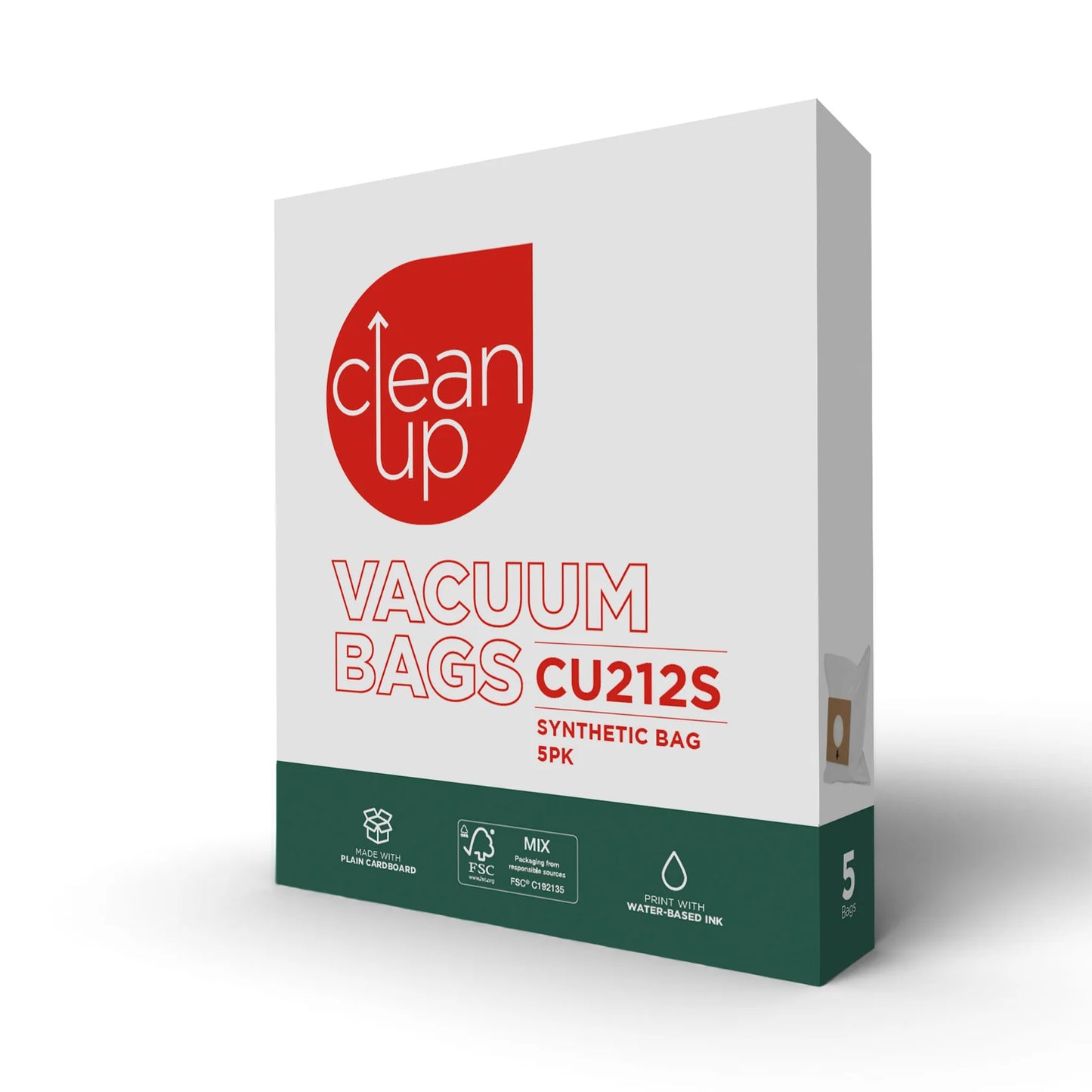 CleanUp CU212S Vacuum Bags 5 Pack