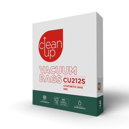 CleanUp CU212S Vacuum Bags 5 Pack