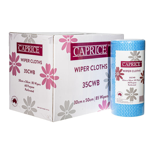 Caprice Wiper Cloths Roll All Purpose Blue 50cm x 30cm