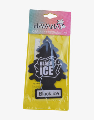 Havana Black Ice Hanging Tree Air Freshener
