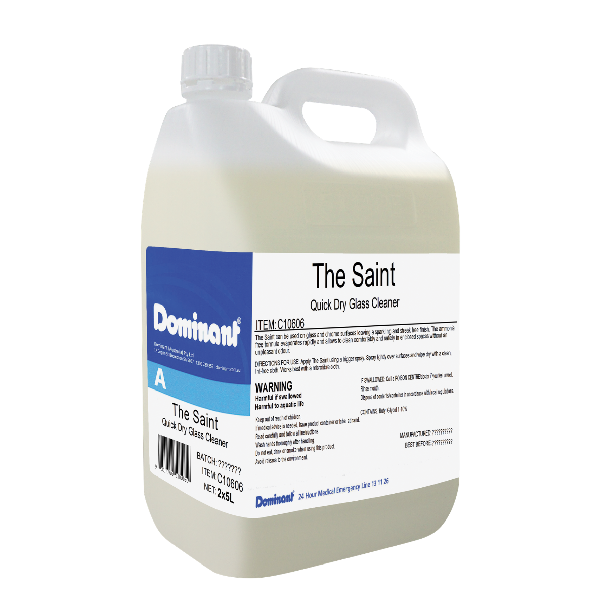 Dominant The Saint Quick Dry Glass Cleaner