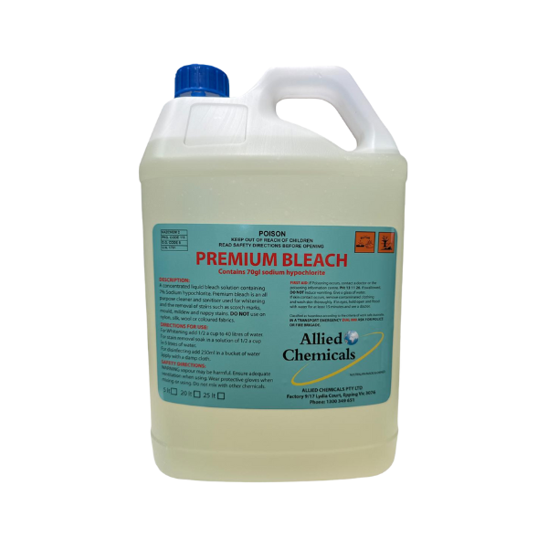 Allied Chemicals - PREMIUM BLEACH 5Lt & 20Lt