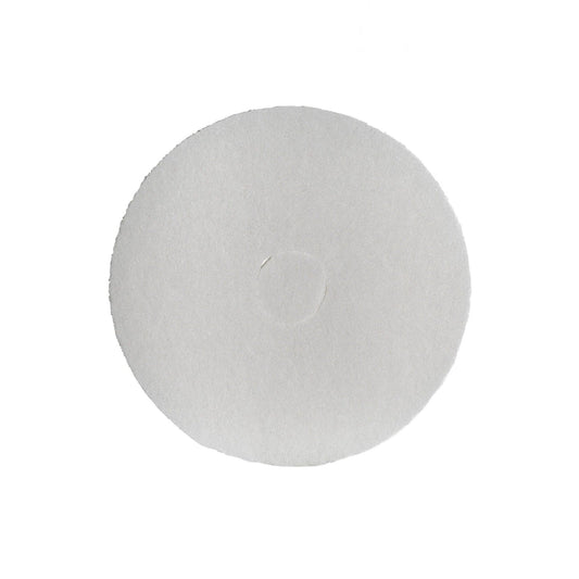 White 30cm Floor Pad - Cleaning Equipment