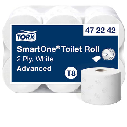 Tork SmartOne Mini Toilet Roll White 6 Rolls T8