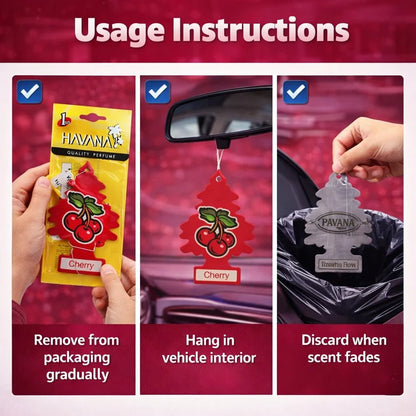 Havana Cherry Hanging Tree Air Freshener
