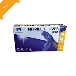 Marinucci Extra Large Blue Powder Free Nitrile Glove